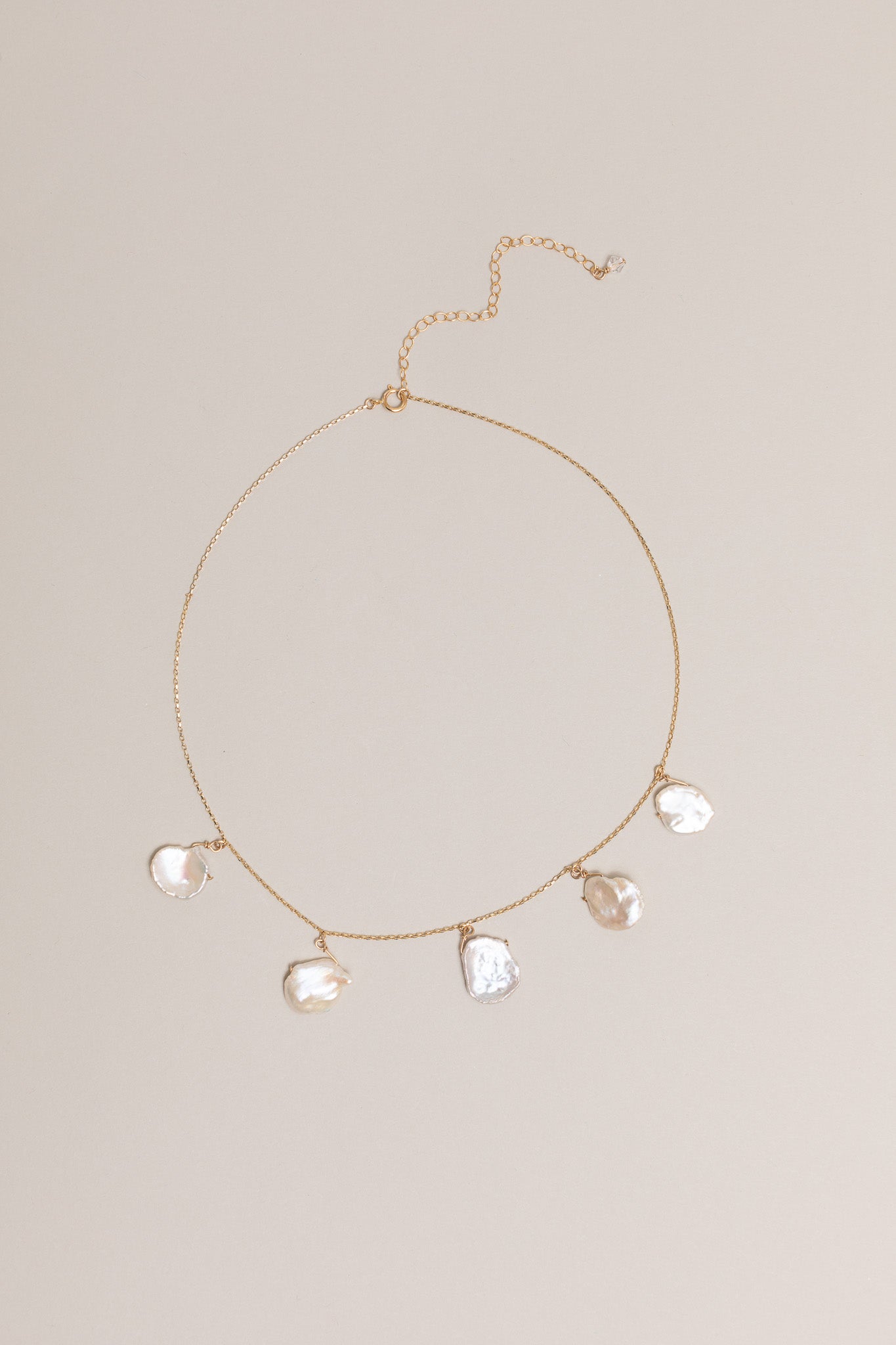 Charm Pearl Necklace