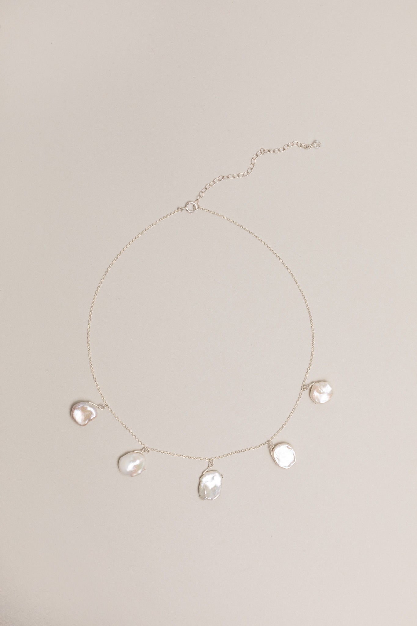 Charm Pearl Necklace