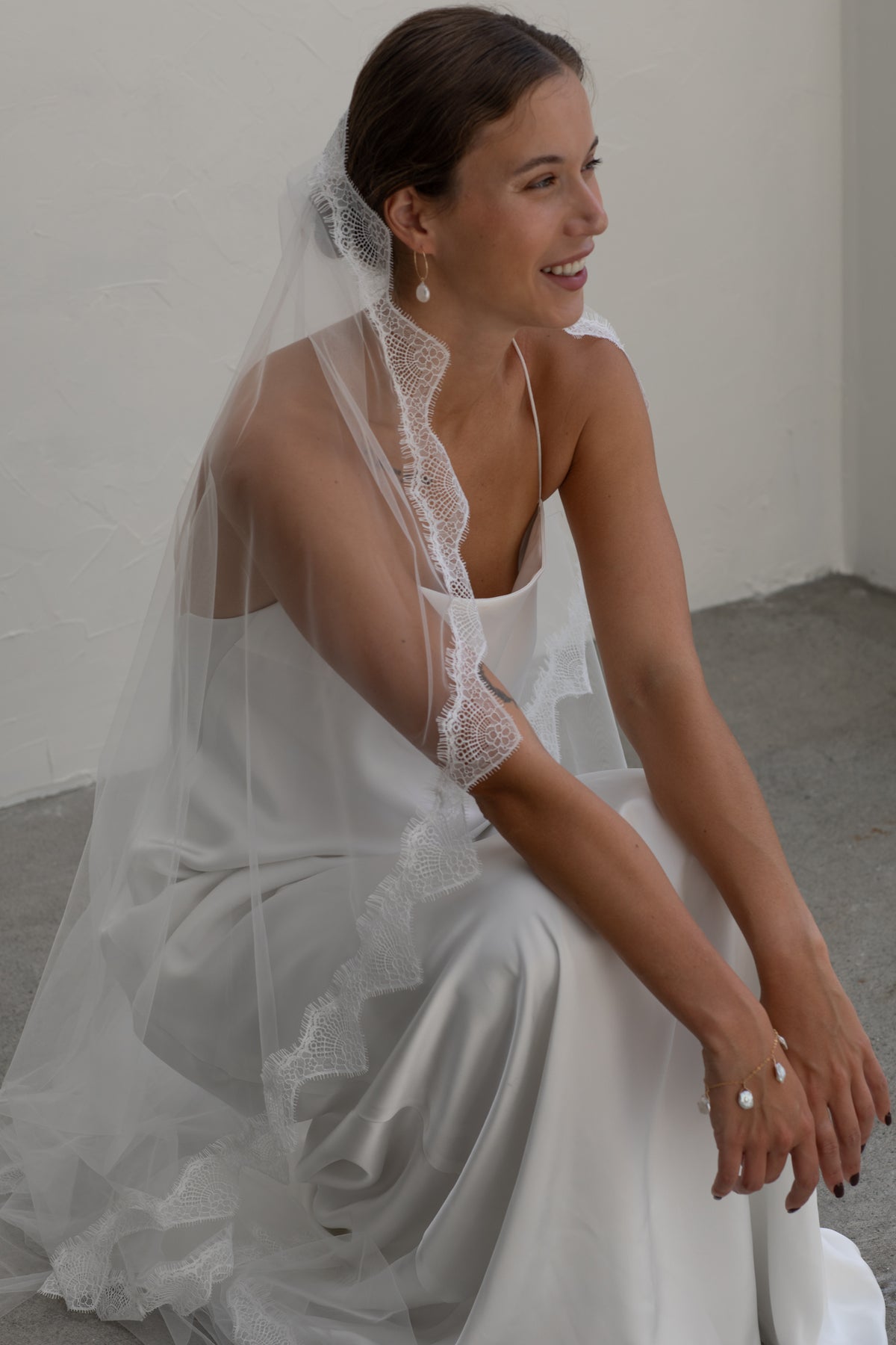 LORE Lace Mantilla Cathedral Veil