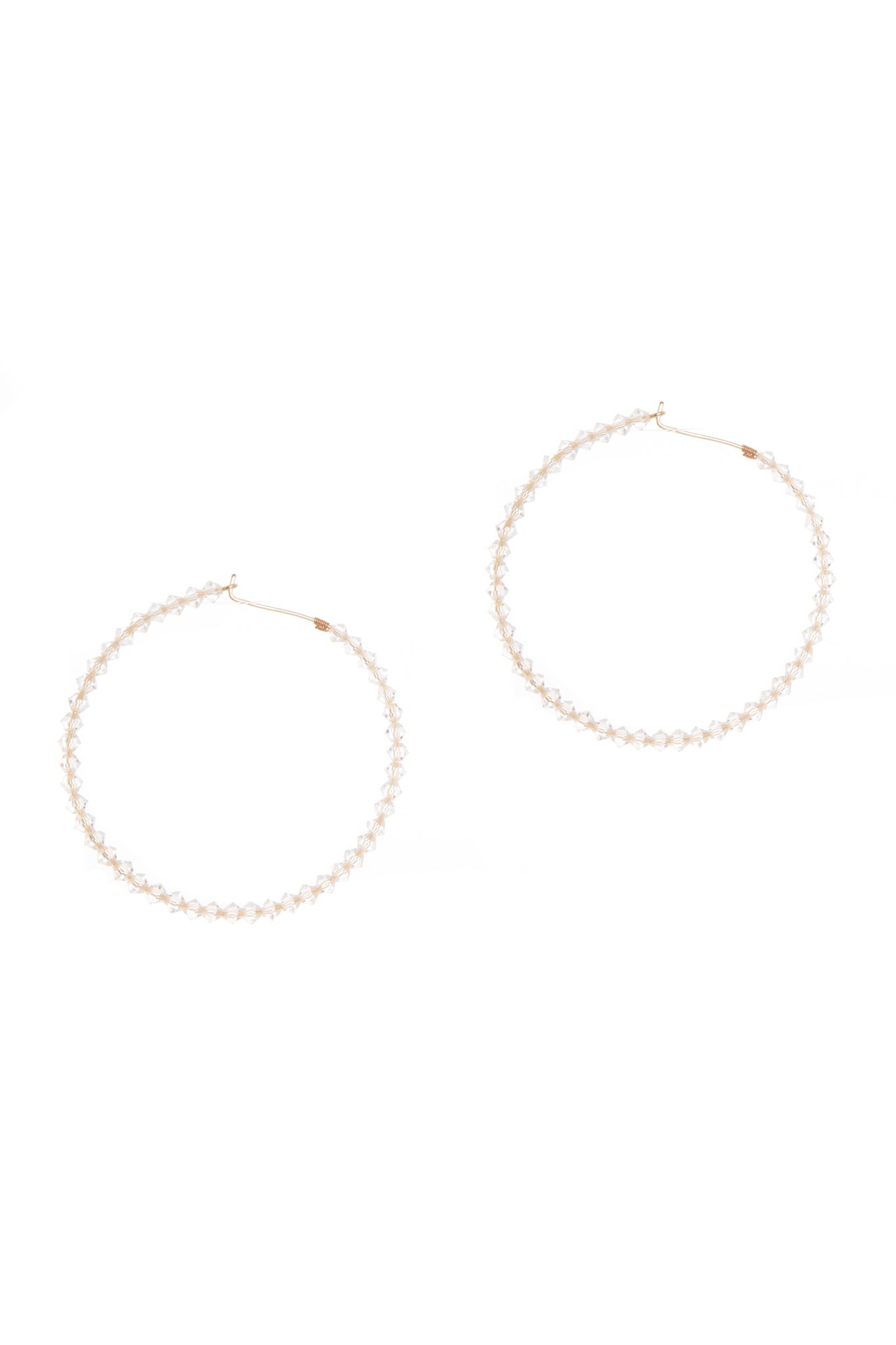 PRECIOSA CRYSTAL HOOPS