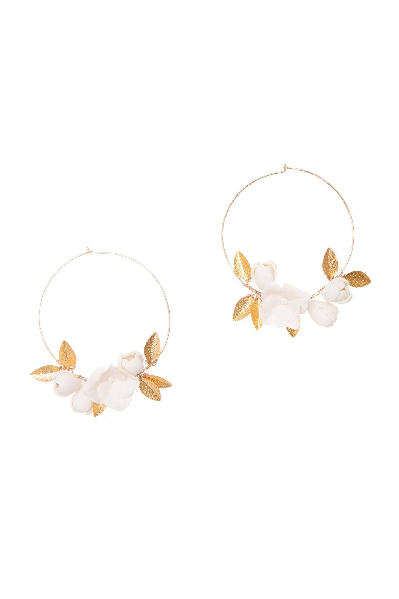 BLOSSOM BRIDAL HOOPS