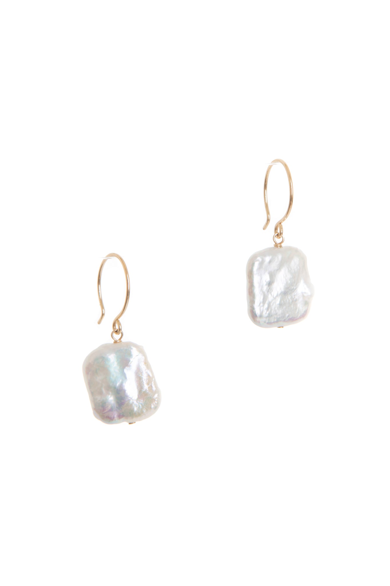 SQUARE PEARL EARRINGS