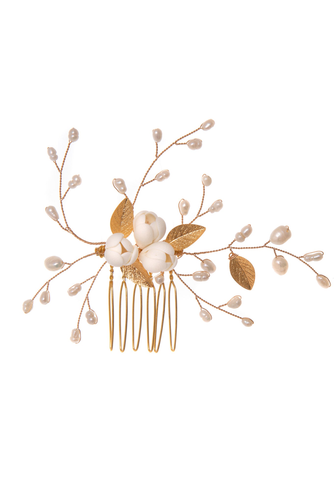 Wildflower Pearl Wedding Hair Comb | TEMPÊTE Bridal Boutique