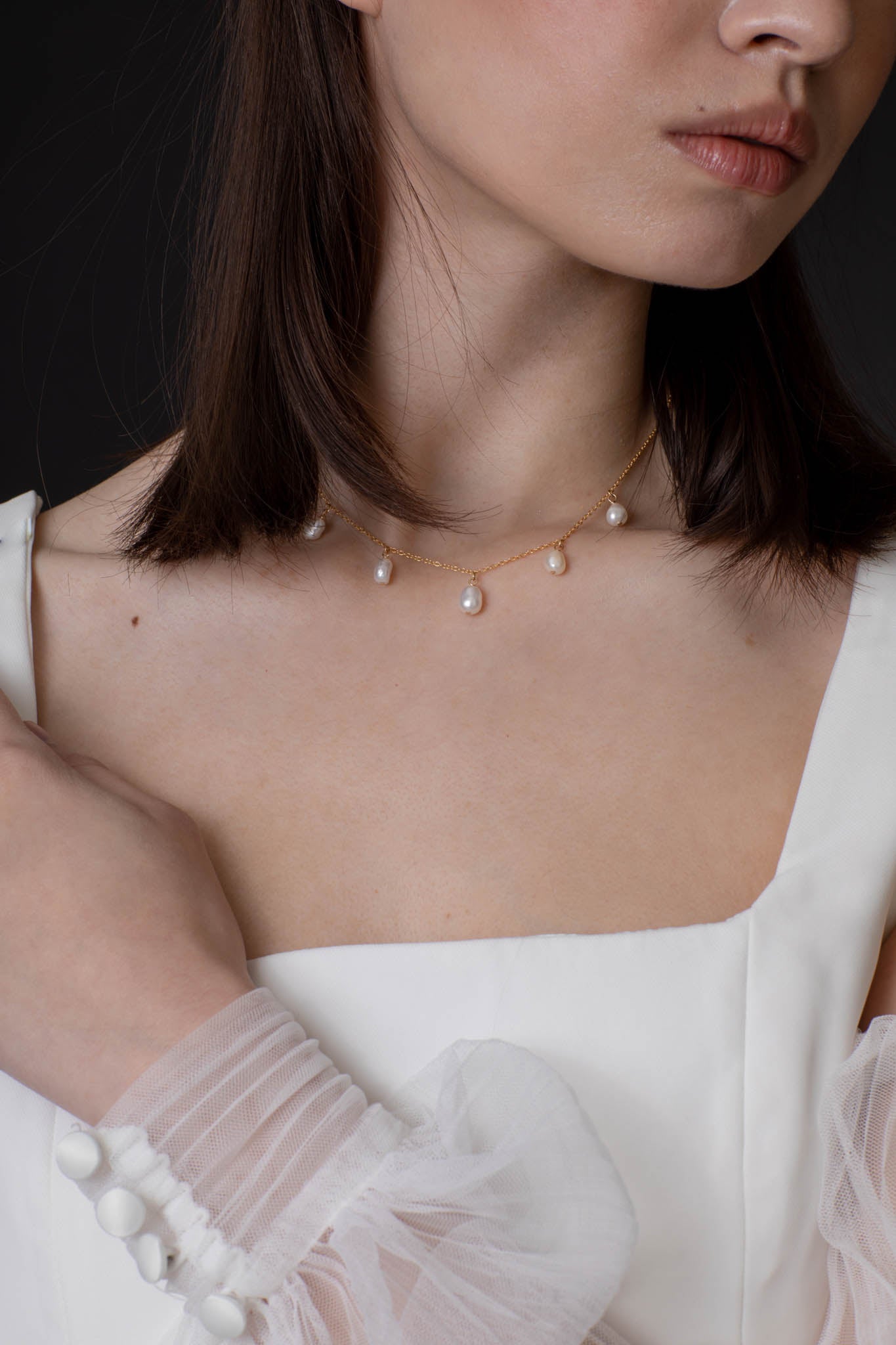 Stargaze Minimalist Wedding Necklace | TEMPÊTE Bridal Boutique